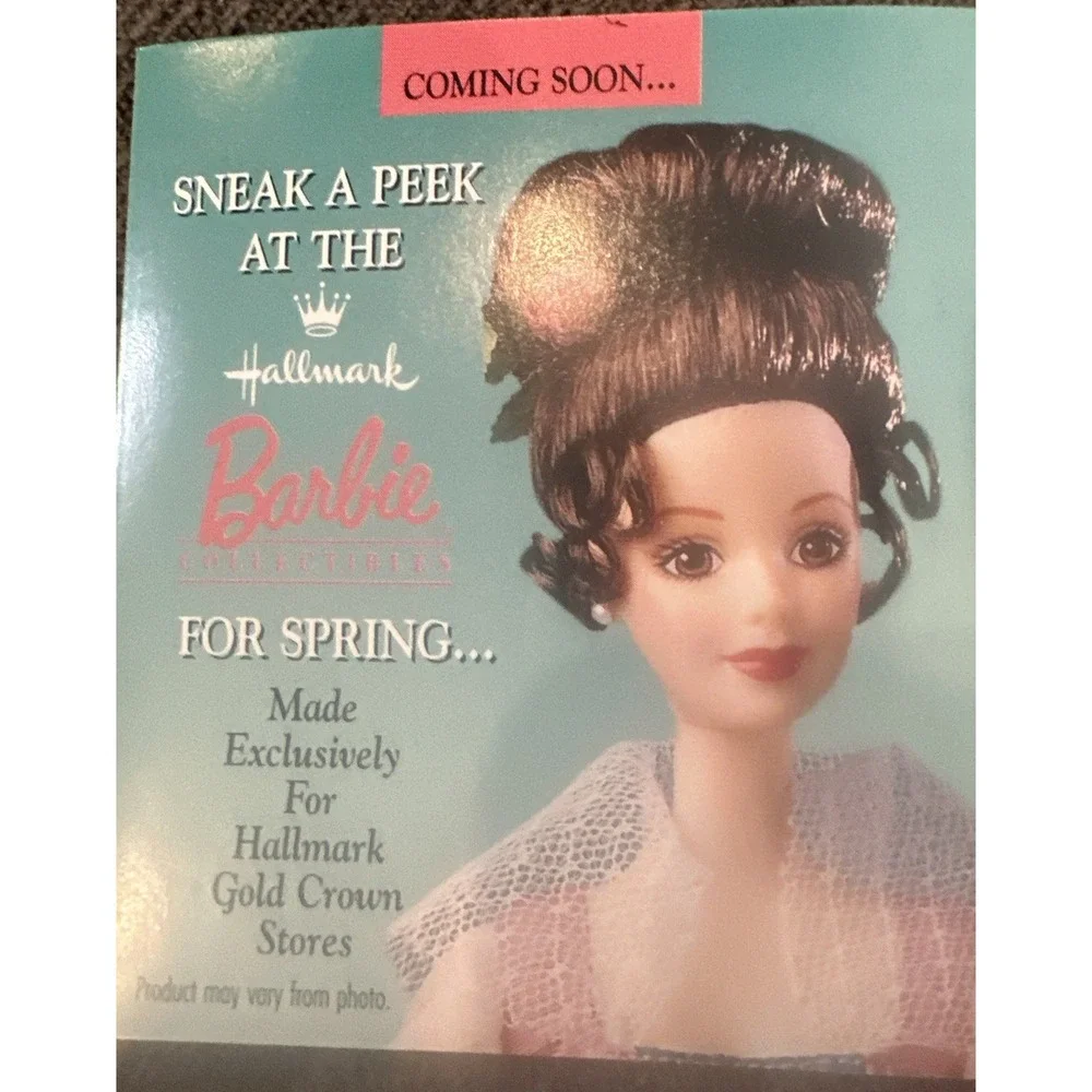 1997 Keepsake Ornament Holiday Barbie‎ Collector's Series QX16212 w/pamphlet